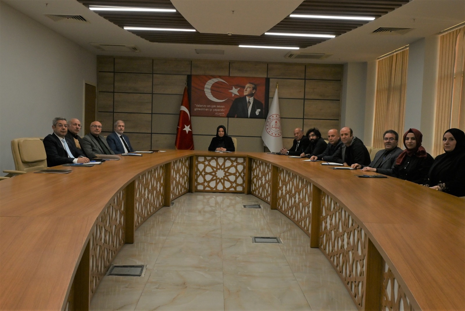 Dekanımız Dış Paydaşlarımızdan Milli Eğitim Müdürlüğü’nde Olgunlaşma Enstitüsü Toplantısına Katıldı